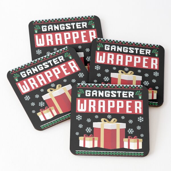 Item preview, Gangster Wrapper Funny ugly Christmas  Gift for Hip Hopper   designed and sold by Rzelemenz.