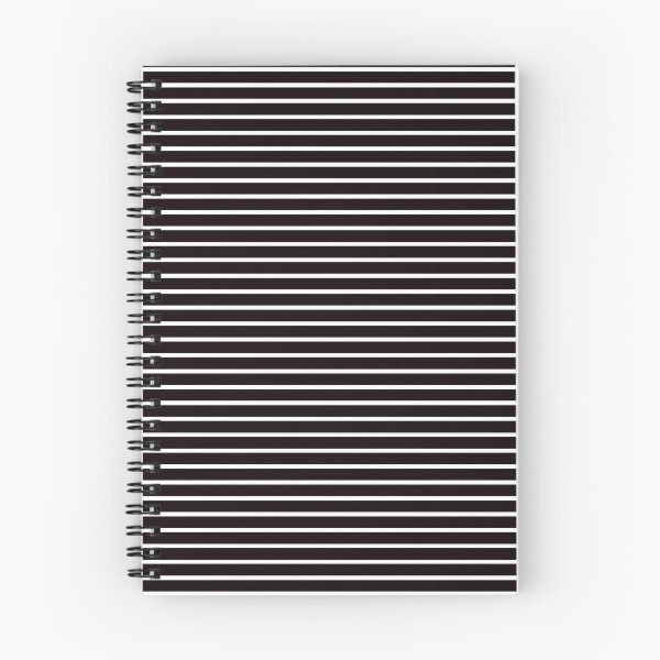 Item preview, Black and White Thin Horizontal Striped Lines designed and sold by SqueakyRicardo.