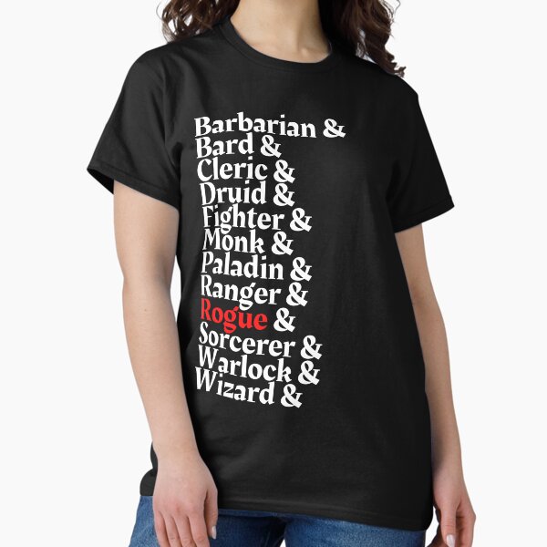 Aperçu de l'œuvre Je suis le voleur - DnD 5e All Class Print créée et vendue par ToplineDesigns.