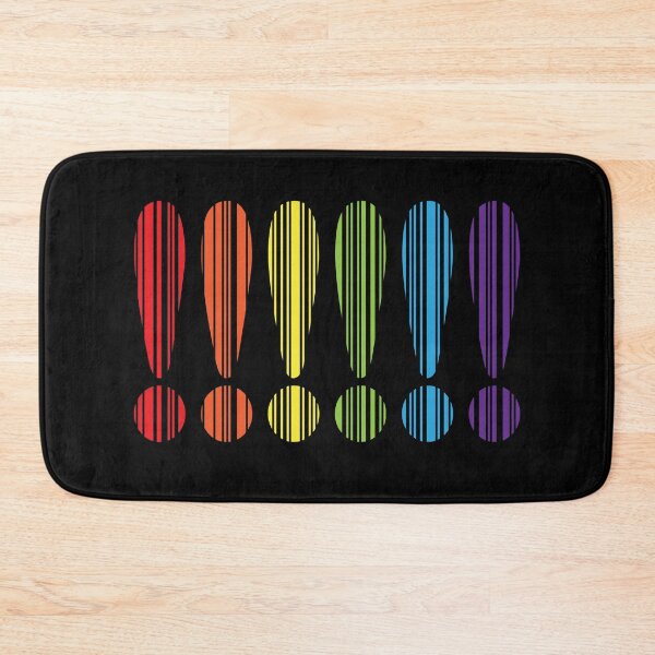 Item preview, RAINBOW EXCLAMATION MARK BARCODE designed and sold by Dwarf-Monkey.