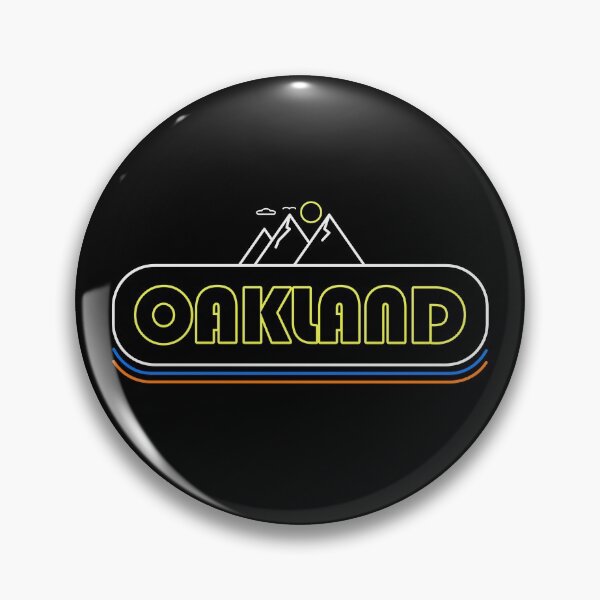 Item preview, Oakland California Neon Lights - Souvenir - Gift - Hometown - Hiking - Nature designed and sold by HappyTees Lab.