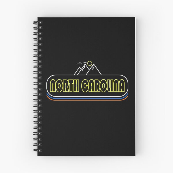 Item preview, North Carolina Neon Lights - Souvenir - Gift - Hometown - Hiking - Nature designed and sold by HappyTees Lab.