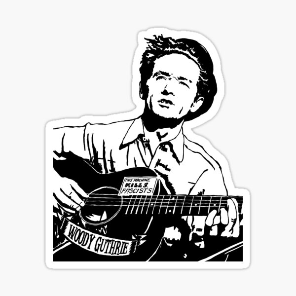 Artikel-Vorschau von Woody Guthrie, designt und verkauft von liberatoryart.