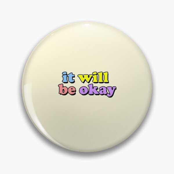 Item preview, It Will Be Okay Colorful Motivate Retro designed and sold by sharedipmemes.