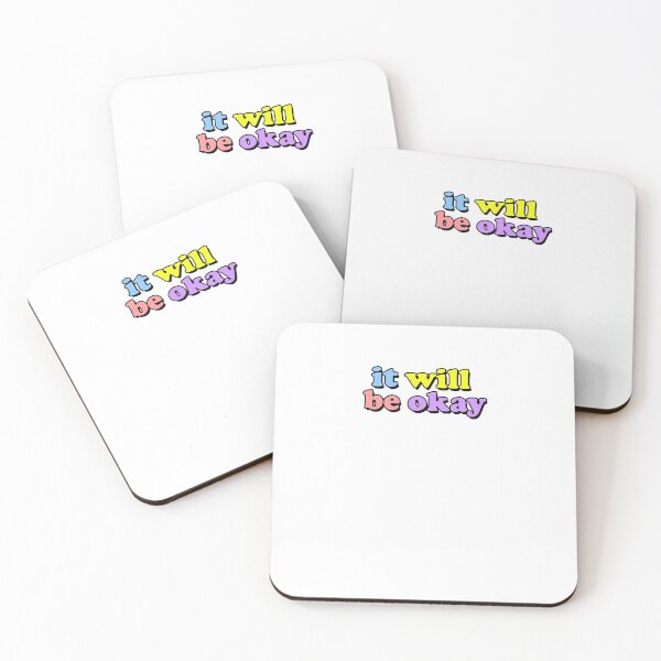 Item preview, It Will Be Okay Colorful Motivate Retro designed and sold by sharedipmemes.
