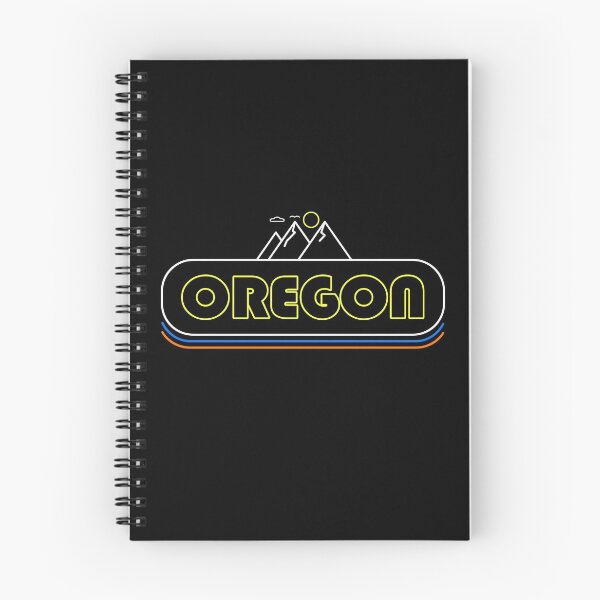 Item preview, Oregon Neon Lights - Souvenir - Gift - Hometown - Hiking - Nature designed and sold by HappyTees Lab.