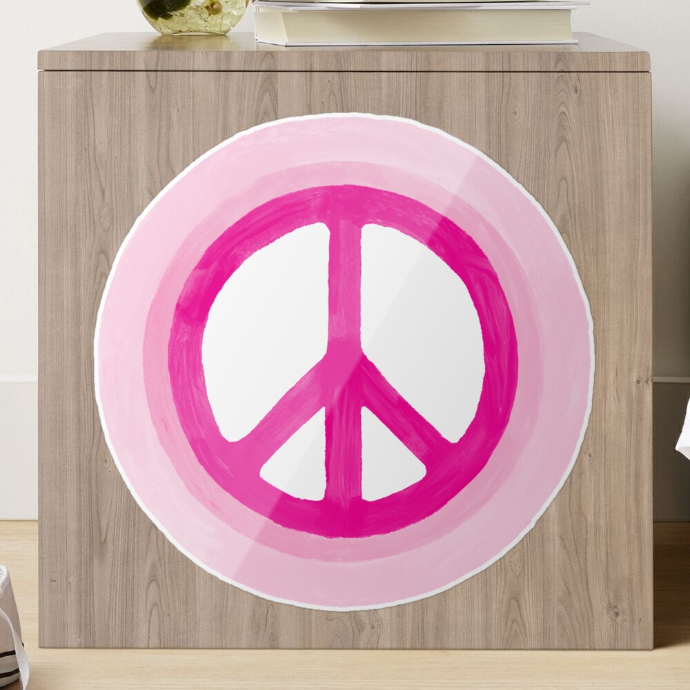 Peace hotsell Sign Decor and Puzzle in Pink