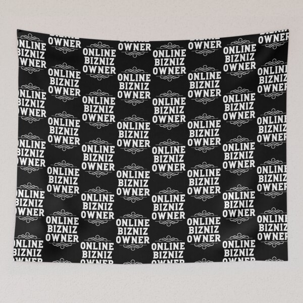 Item preview, Online Business Owner White Text designed and sold by Teamworkdream.