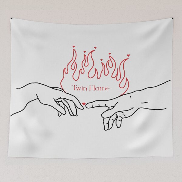 Item preview, twin flame designed and sold by morgananjos.