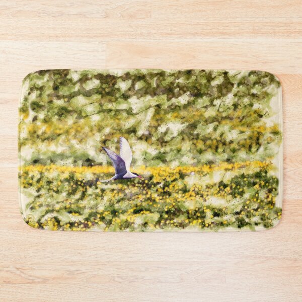 Item preview, Arctic Tern Surfing on the Flowers Watercolor designed and sold by lugamor.