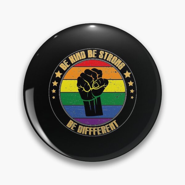 Item preview, Be Kind Be Strong Be Different Vintage LBGT designed and sold by tinypurpleland.