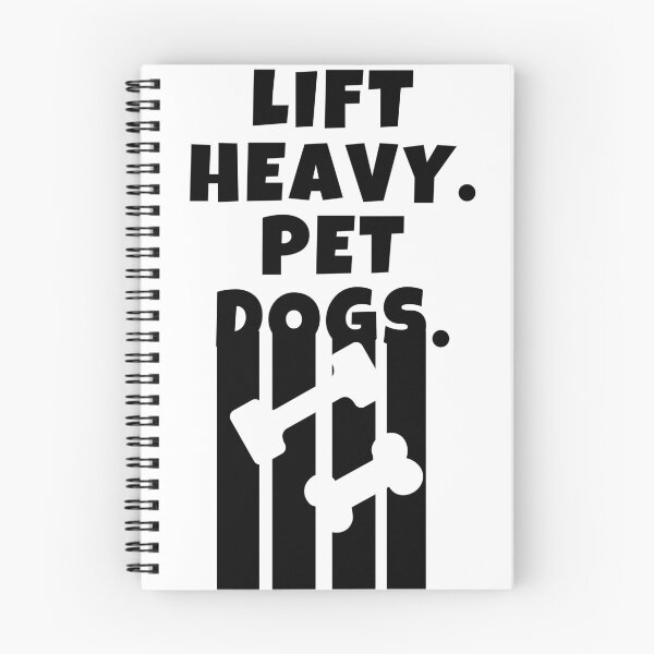 Item preview, Lift Heavy Pet Dogs - Funny shirt for gym designed and sold by Anton Ashraf.