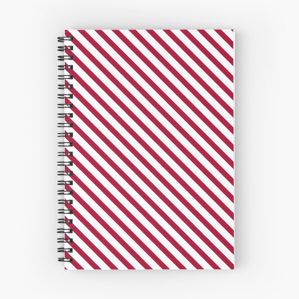 Item preview, Red and White Candy Cane Stripes Diagonal Lines designed and sold by SqueakyRicardo.