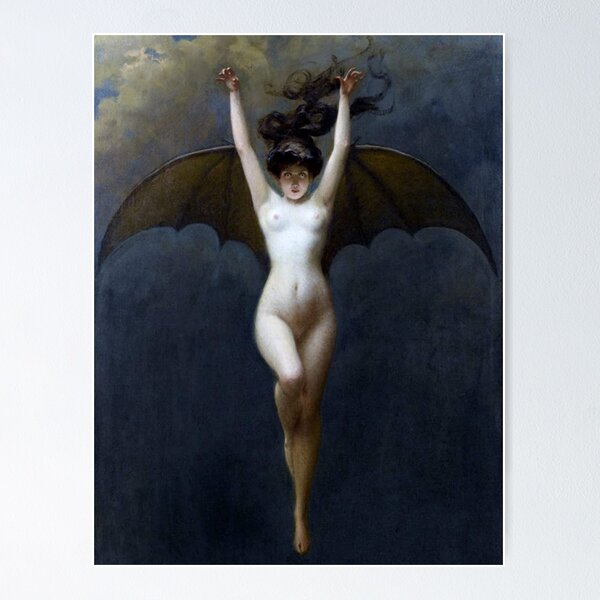 Item preview, THE BAT WOMAN - ALBERT JOSEPH PENOT designed and sold by arthistoryfever.