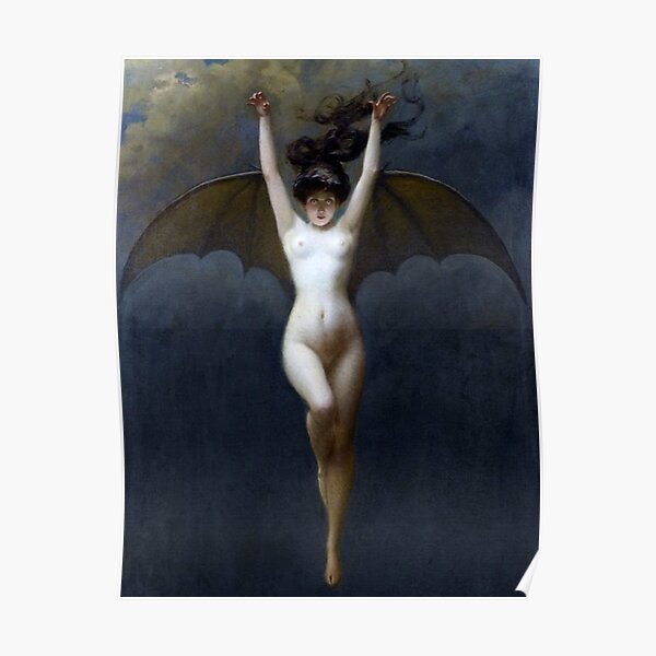 THE BAT WOMAN - ALBERT JOSEPH PENOT Poster