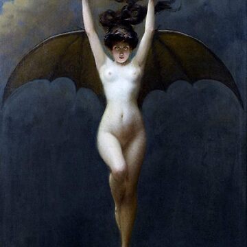 Artwork thumbnail, THE BAT WOMAN - ALBERT JOSEPH PENOT by arthistoryfever