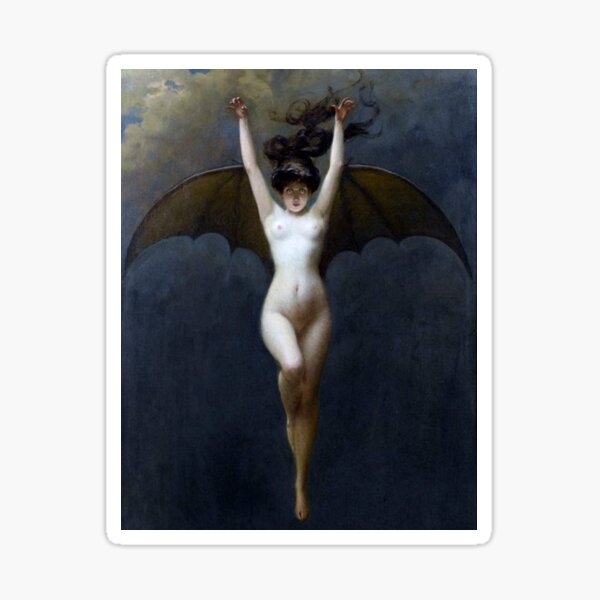 Item preview, THE BAT WOMAN - ALBERT JOSEPH PENOT designed and sold by arthistoryfever.