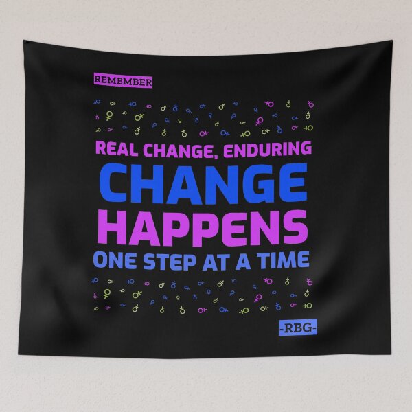 Item preview, RBG Best Quotes - Change Blue designed and sold by Coder-T.