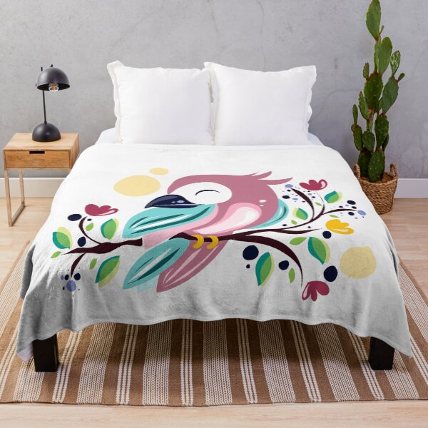 Item preview, Pink Tropical Bird designed and sold by KhushbuGohil.