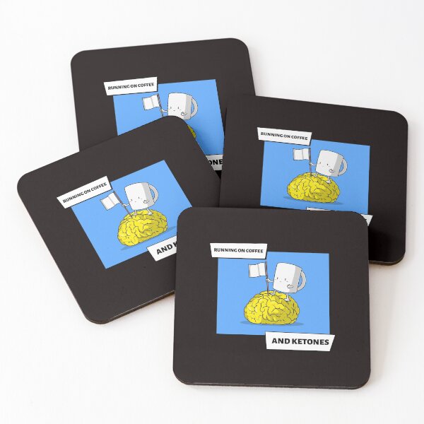 Item preview, Running On Coffee And Ketones designed and sold by Elena's Shop.