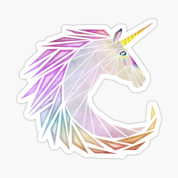 unicorn cercle Sticker