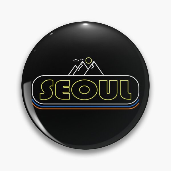 Item preview, Seoul Korea Neon Lights - Souvenir - Gift - Hometown - Hiking - Nature designed and sold by HappyTees Lab.