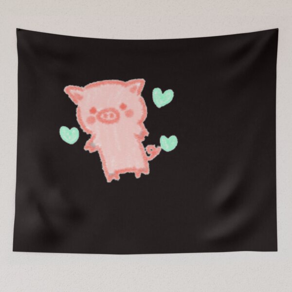 Item preview, drawn piggy designed and sold by GLwithUs.