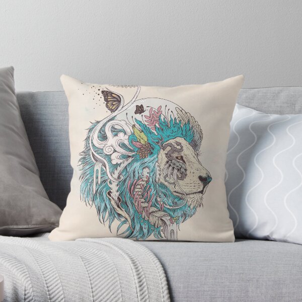 Unbound Autonomy (Blue) Throw Pillow