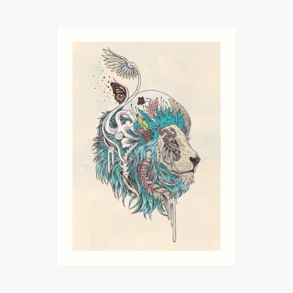 Unbound Autonomy (Blue) Art Print
