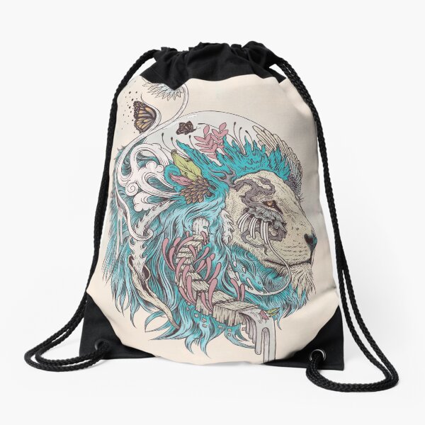 Unbound Autonomy (Blue) Drawstring Bag