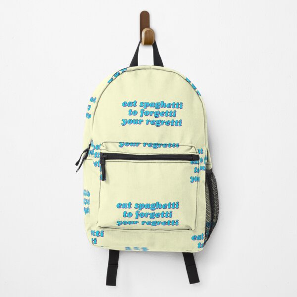 Item preview, Eat Spaghetti Forget Your Regretti Joke designed and sold by sharedipmemes.