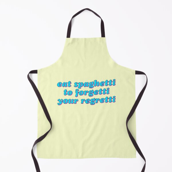 Item preview, Eat Spaghetti Forget Your Regretti Joke designed and sold by sharedipmemes.