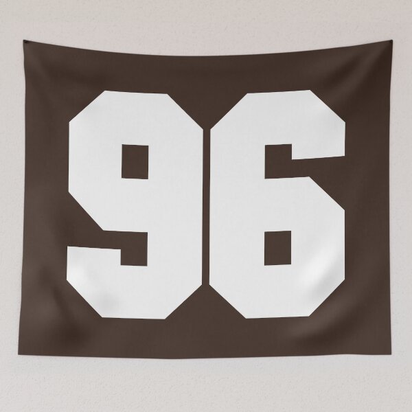Item preview, 96 Number Cleveland Sports Ninety-Six Brown Jersey designed and sold by HelloFromAja.
