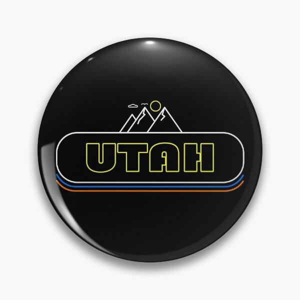 Item preview, Utah Neon Lights - Souvenir - Gift - Hometown - Hiking - Nature designed and sold by HappyTees Lab.