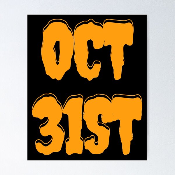 Item preview, October 31st designed and sold by Colorful Misfits.