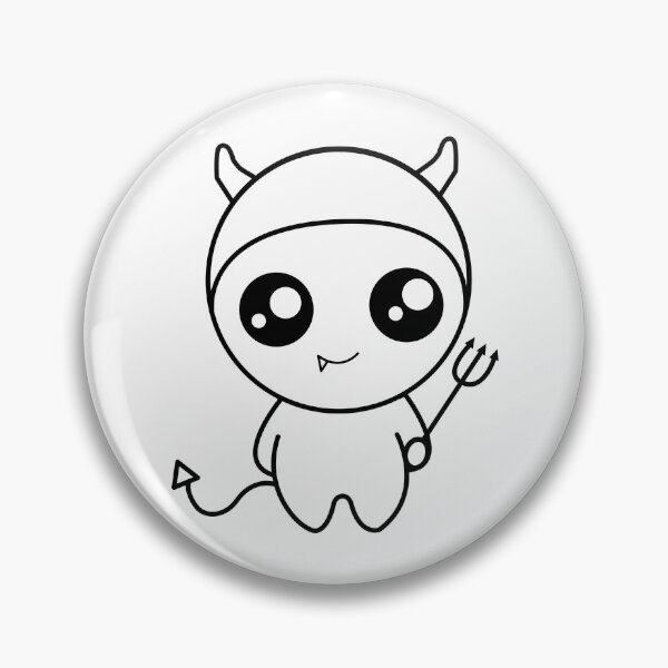 Item preview, Cute White Baby Devil designed and sold by kenzeasy.