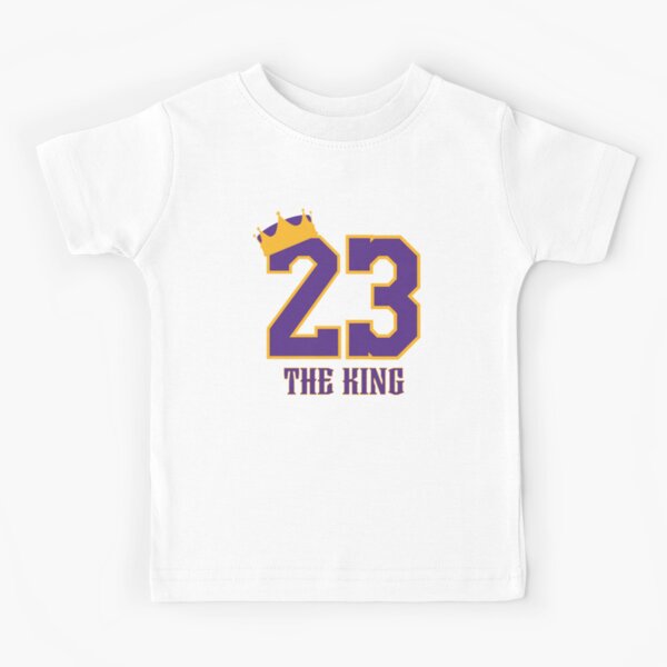 LeBron James Jersey Kids T-Shirt for Sale by SasatheGreat