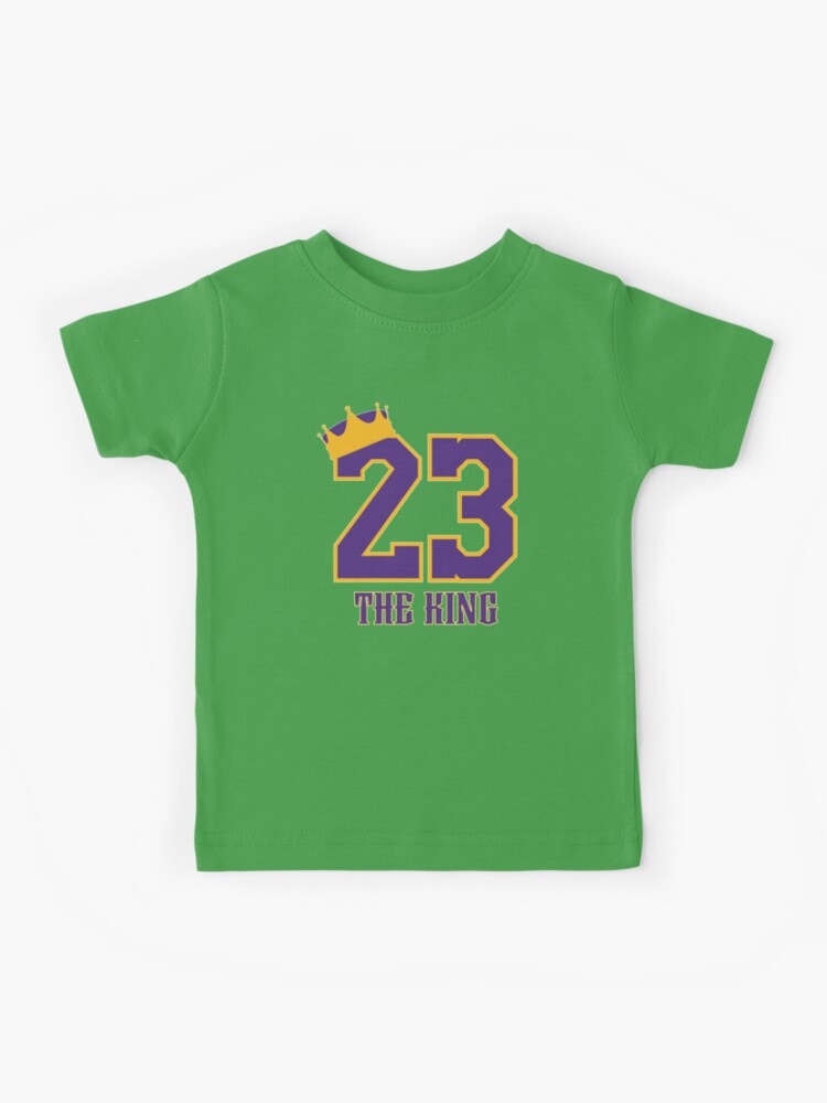 Youth Los Angeles Lakers LeBron James #23 Blue Hardwood Classic T-Shirt