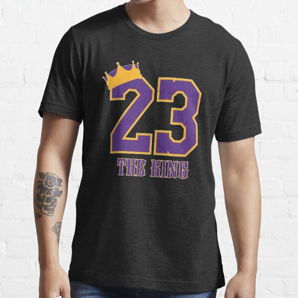 Lebron James, 23 King Collection Kids T-Shirt for Sale by