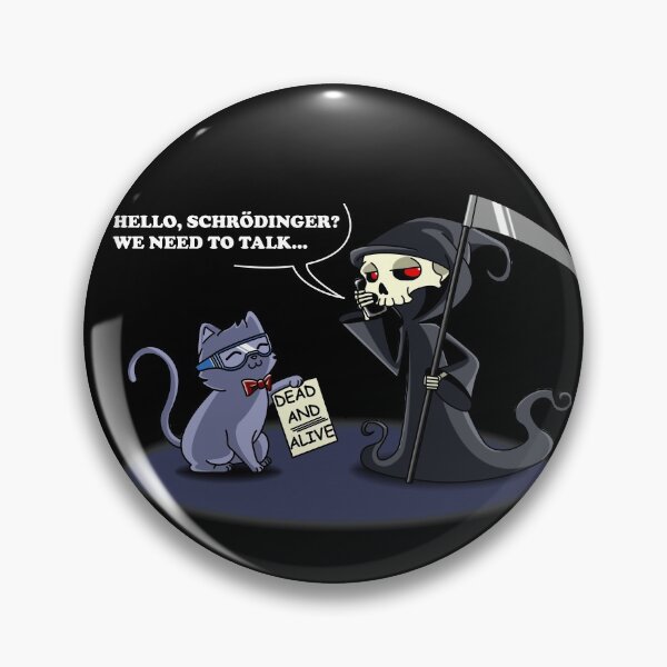 Item preview, The Reaper Vs Schrödinger Cat designed and sold by Rumpleantares.
