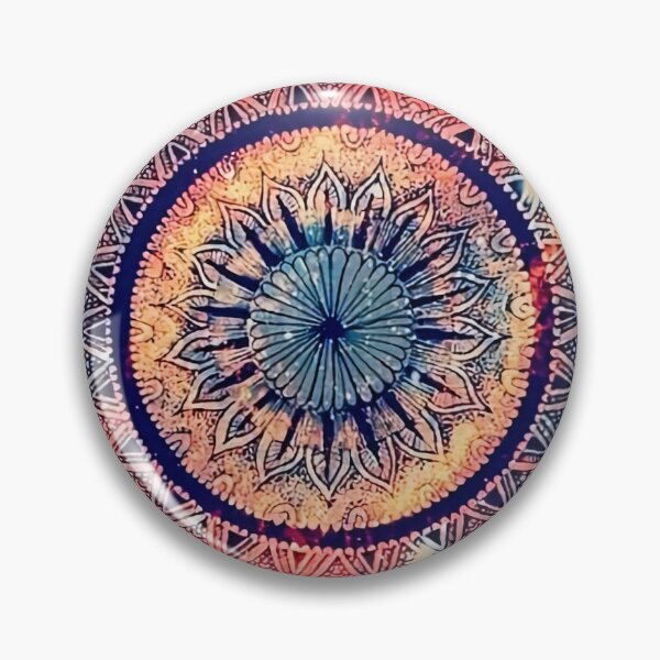 Item preview, Starry circular pink mandala designed and sold by soniaaseguin.