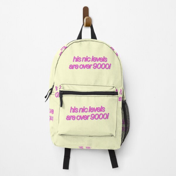 Item preview, His Nic Levels Are Over 900 Meme YT Artsy designed and sold by sharedipmemes.
