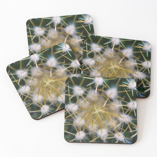 Item preview, Close-up view of the glochids of a bright green cactus designed and sold by brambillasimone.