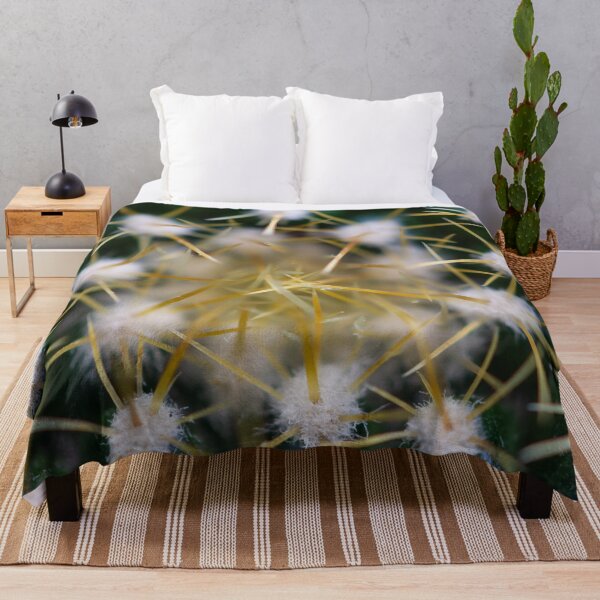 Item preview, Close-up view of the glochids of a bright green cactus designed and sold by brambillasimone.