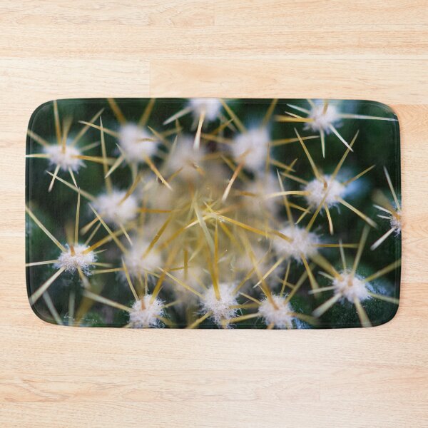 Item preview, Close-up view of the glochids of a bright green cactus designed and sold by brambillasimone.