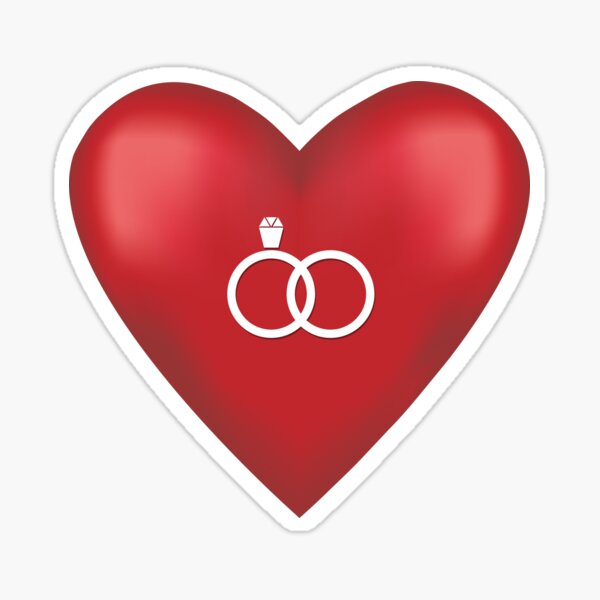 Item preview, Wedding love heart designed and sold by EngineerGoC.
