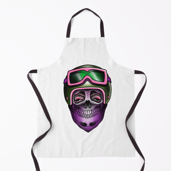 Item preview, skull helmet with goggles in girly colours designed and sold by LPdesigns2020.