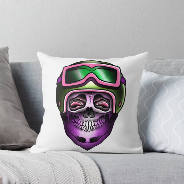 Item preview, skull helmet with goggles in girly colours  designed and sold by LPdesigns2020.