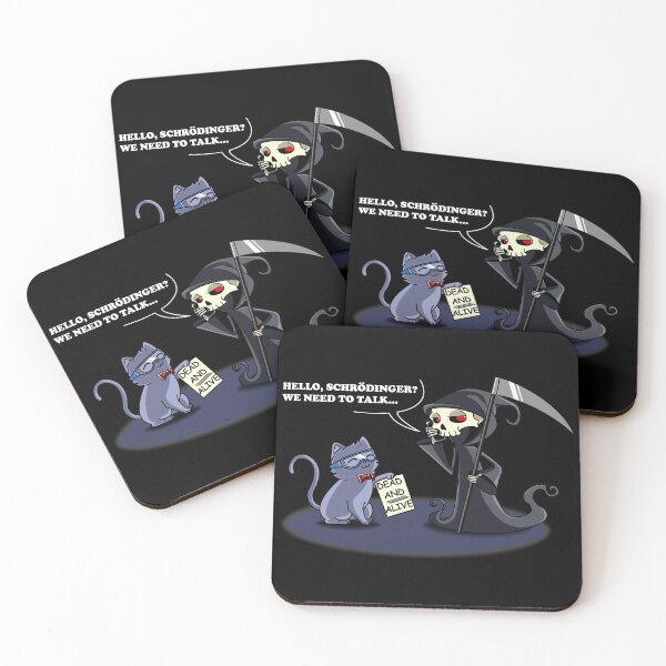 Item preview, The Reaper Vs Schrödinger Cat designed and sold by Rumpleantares.