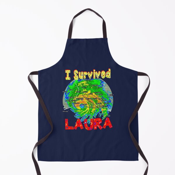 Item preview, I SURVIVED Hurricane Laura - with hurricane text designed and sold by HippieWorks.